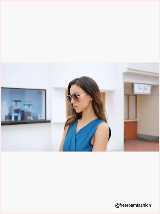 Large Hexagon Inspired Sunglasses Fashion Irregular Square Style Oversized main image 6